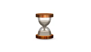 hourglass emoji snapchat