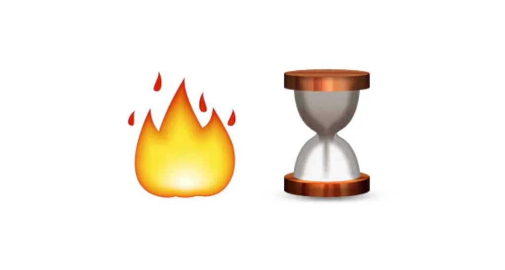 hourglass emoji snapchat