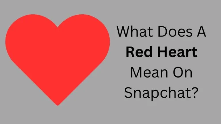 red heart snapchat