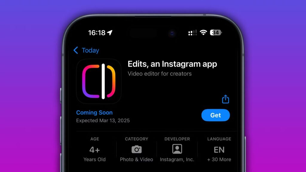 Instagram Edits App