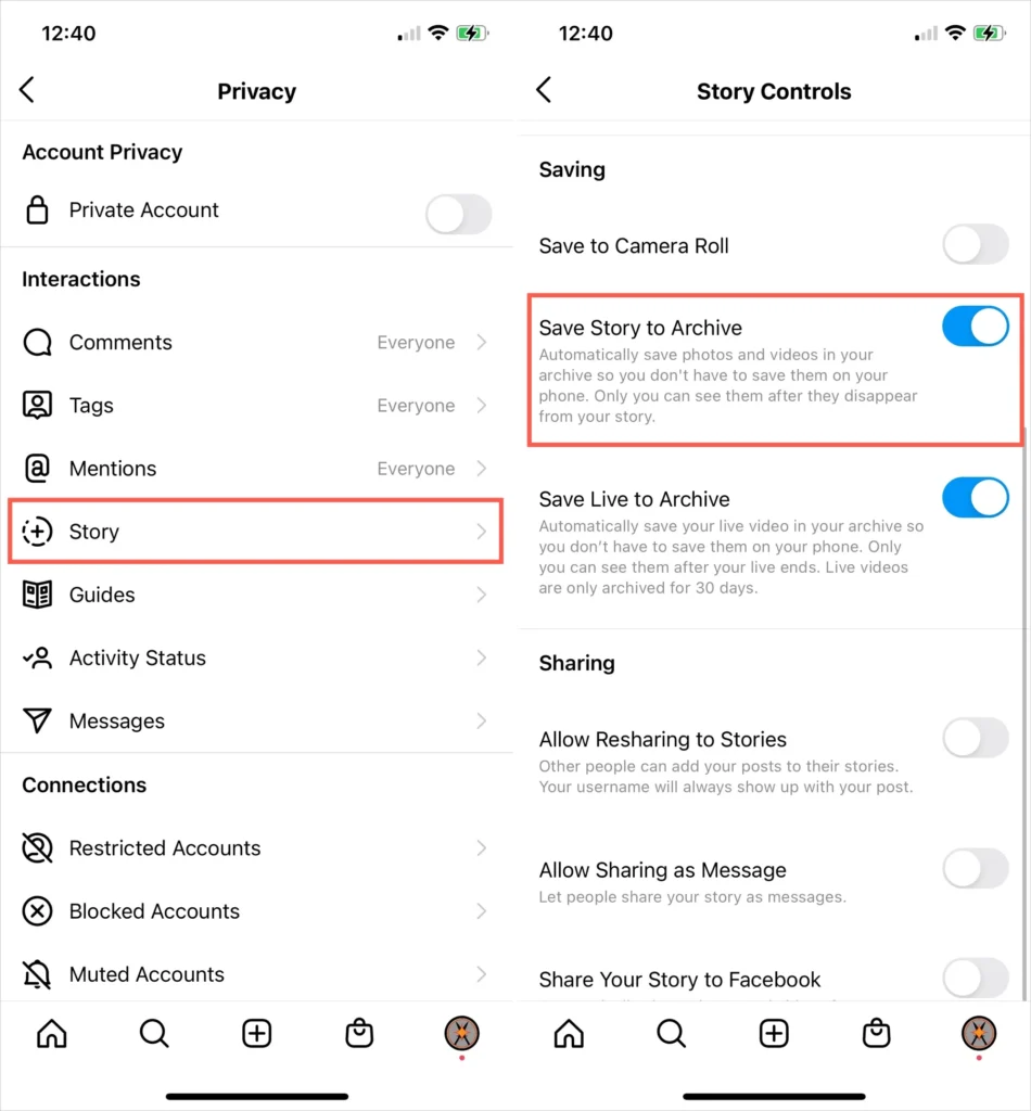 Some Instagram Users Report Auto-Cropped Stories and Archive Feature Missing