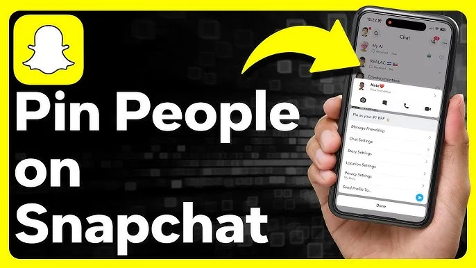 How to Pin Someone on Snapchat
